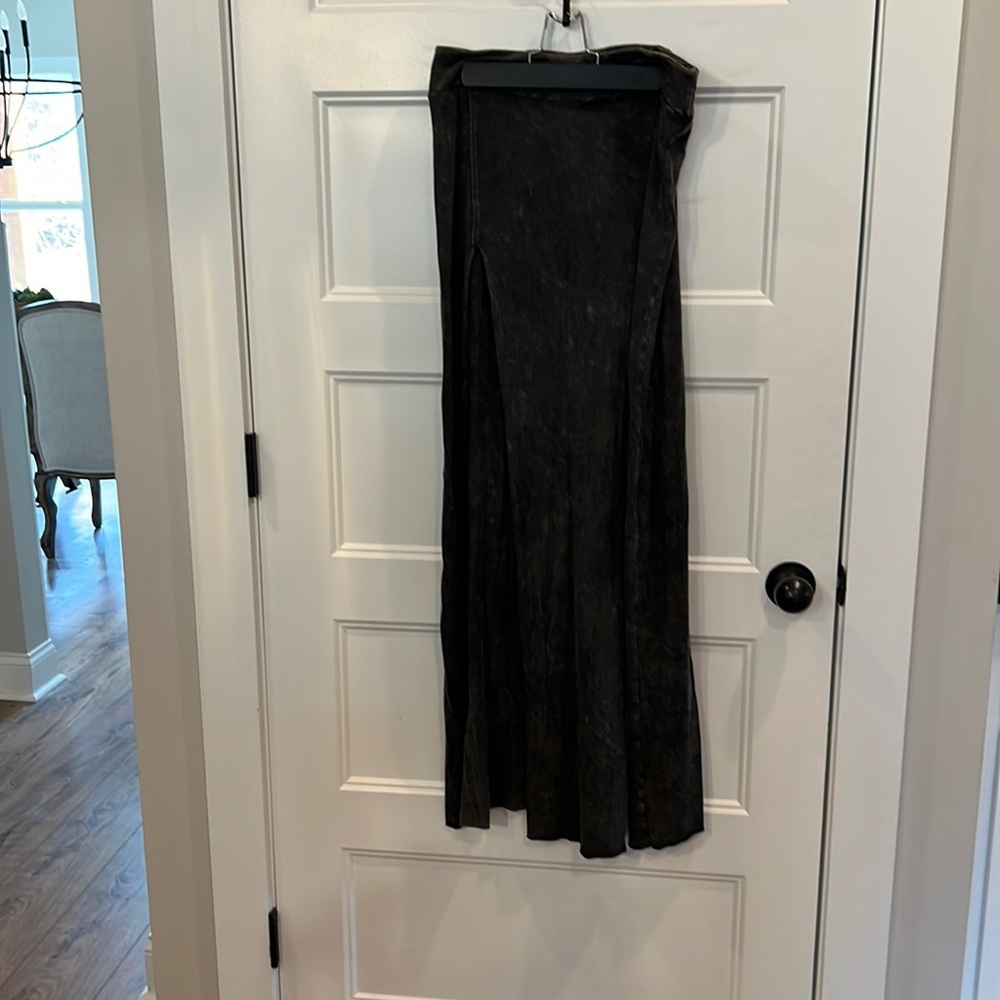 Tribe Kelley skirt / long floor length/gray /large